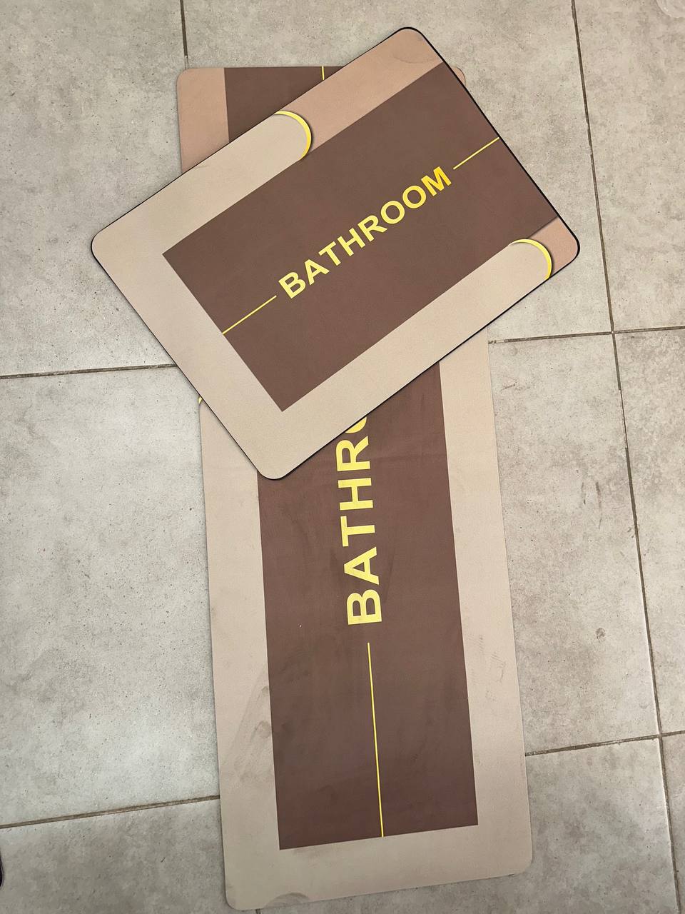 tapis anti dérapant 2 piéces (120/45) + (60/45)
