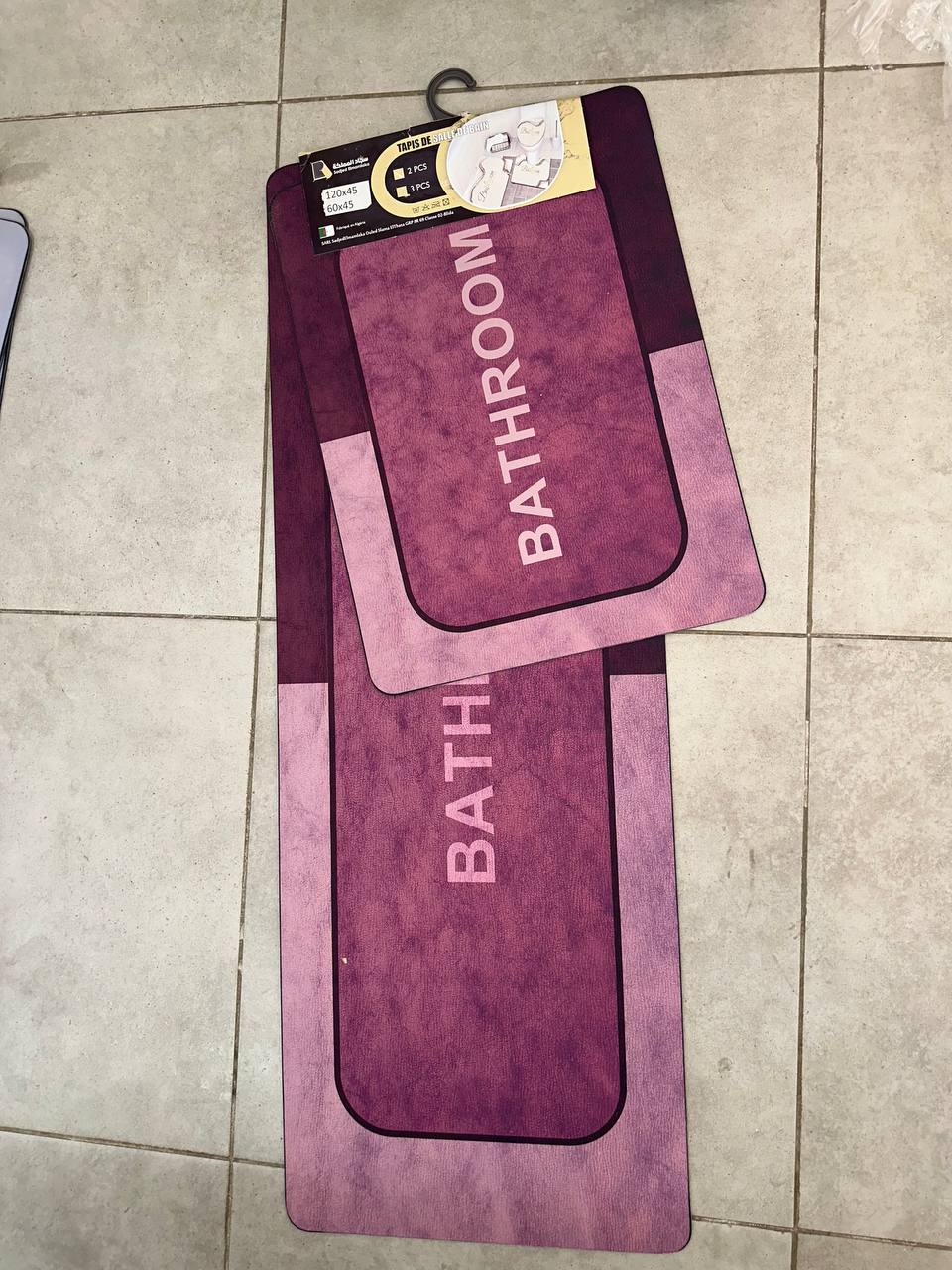tapis anti dérapant 2 piéces (120/45) + (60/45)