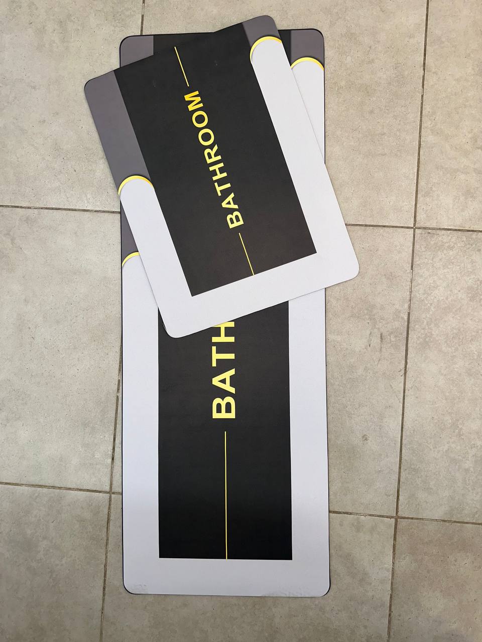 tapis anti dérapant 2 piéces (120/45) + (60/45)